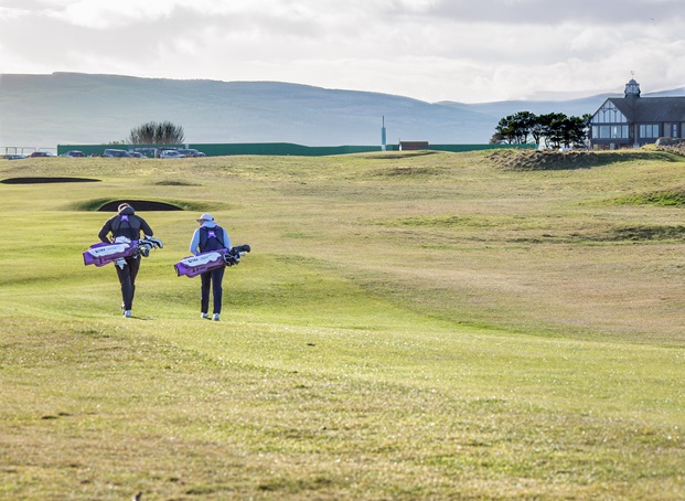 golf management students at Royal Dornoch