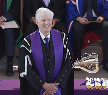 John Norman MacLeod at HTC graduation