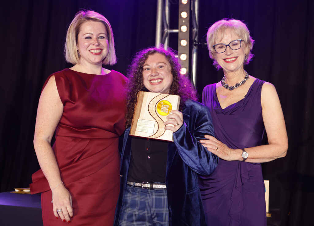 Amanda Fleet wins Scottish Charity Award!