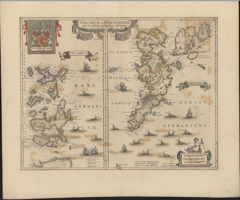 Jan Jansson Orcadum et Shetlandiae insularum accuratissima descriptio 1646 CC-BY NLS Reproduced with the permission of the National Library of Scotland