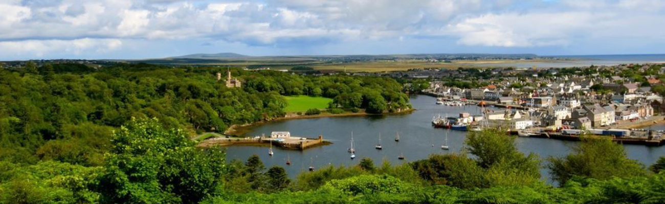 Ariel view of Stornoway