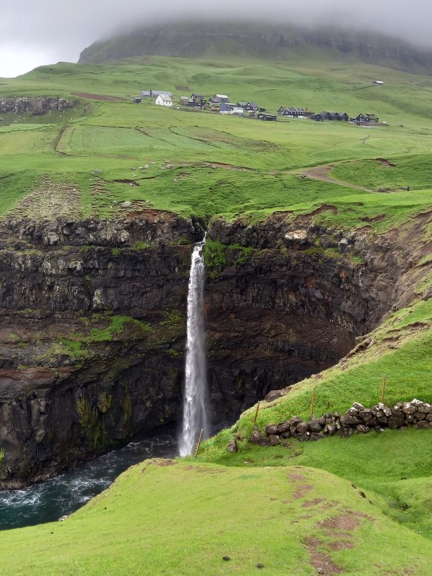 Faroe Waterfall