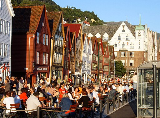 A photograph of Bergen, Norway. Source Vberger Wiki Commons A photograph of Bergen, Norway. Source Vberger Wiki Commons