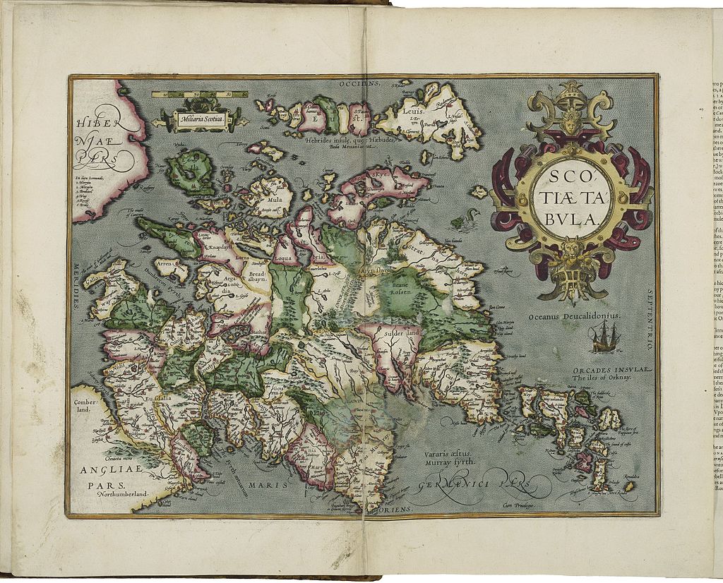 Map of Scotland