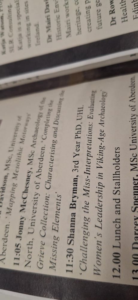 Photograph of Shanna Bryman programme entry