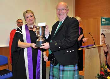 John Howieson,  Sabhal Mòr Ostaig UHI student of the year